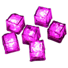 Set of 12 Reusable LED Ice Cubes with ColorChanging Glow for Parties, Weddings and Celebrations