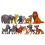 12 pieces/set The Lion King Lion Guard Toy Gift 4