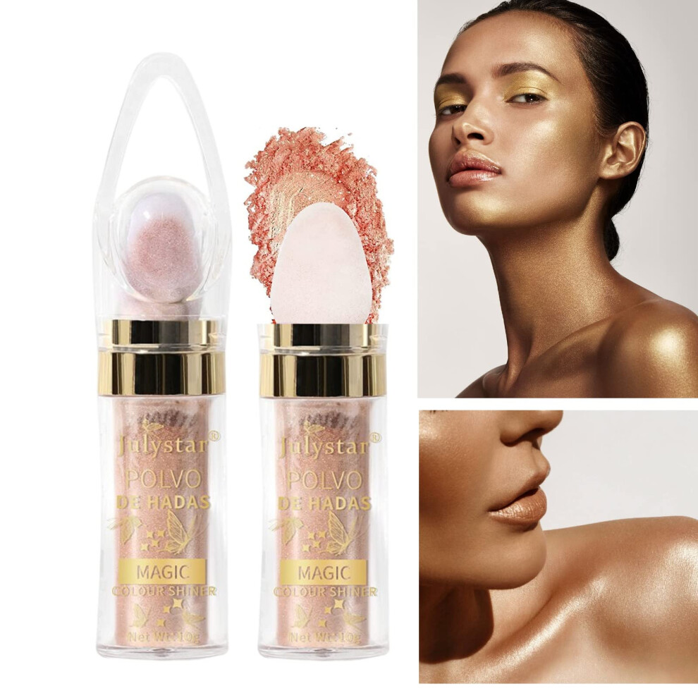 Brown Body Glitter Stick With Longlasting Waterproof Glow, Shimmer Highlighter For Face And Body