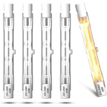 R7s Halogen Bulb 78mm 48w Dimmable R7s Linear Halogen Bulb Security Light Bulbs, 750lm Warm White 2700k J78 Double Ended Floodligh5.22