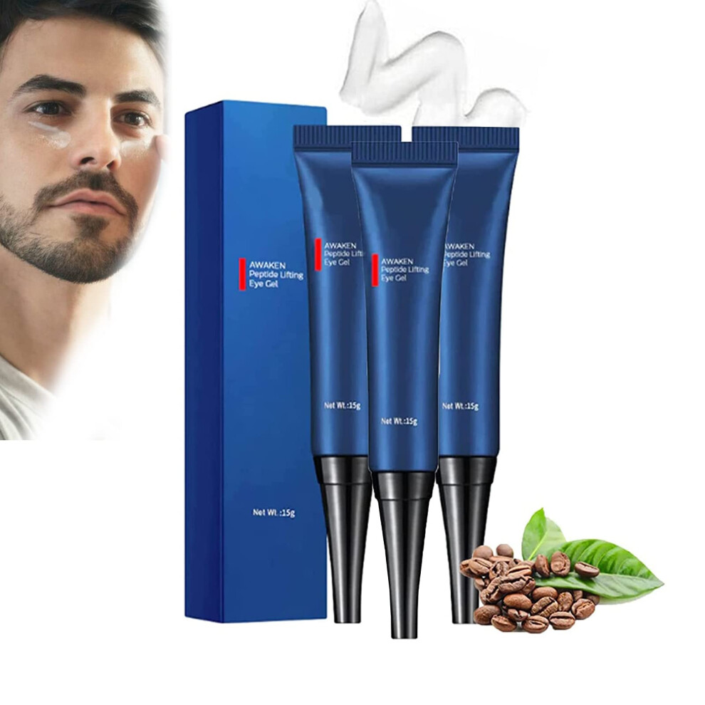 Dark Peptide Eye Gel For Circles And Puffiness, Antiaging Under Eye Lifting And Firming 3Pcs