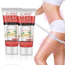 Belly Fat Burner Slimming Cream 60ml 2PCS with Quick Heat Activation for Waist and Cellulite Removal