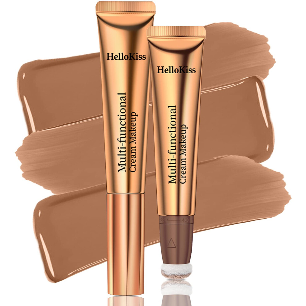 Cream/Light/Brown Liquid Contour Wand With Cushion Applicator, Longwear Contour Stick