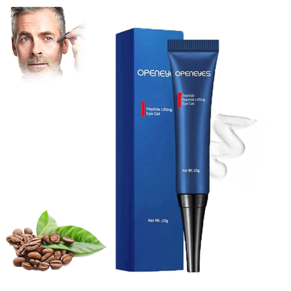 Dark/Cream Peptide Eye Gel For Circles And Puffiness, Hydrating Anti Aging Eye For Wrinkles 1Pc