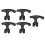 Golf Spike Wrench Set 5 Pcs Replace Iron & Plastic Accessories 16