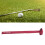Portable Foldable Canvas Golf Putter Bag 11 x 90cm Red 10