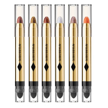 Eyeshadow Stick Set 6 Colors Waterproof Metallic Cream Pencils Long Lasting Shimmer Finish
