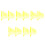 70Pcs Lightweight Plastic Netting Repair Shuttles Yellow for Fishnets 6