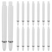 100Pcs White Nylon Dart Shafts Threaded Stem Replacement Kit