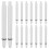 100Pcs White Nylon Dart Shafts Threaded Stem Replacement Kit 1