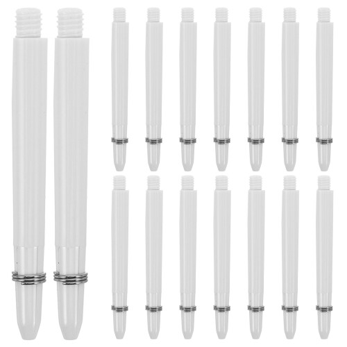 100Pcs White Nylon Dart Shafts Threaded Stem Replacement Kit
