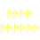 70Pcs Lightweight Plastic Netting Repair Shuttles Yellow for Fishnets 4