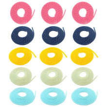 60Pcs Assorted Cable Wraps for Cable Line Protection and Tidy Desk