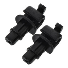8Pcs Durable PP Sun Visor Replacement Clips Black Anti-Slip Car Kit