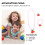 6Stk Kinder Halskette Mit Perlen Kirschanhänger, , Pink 9