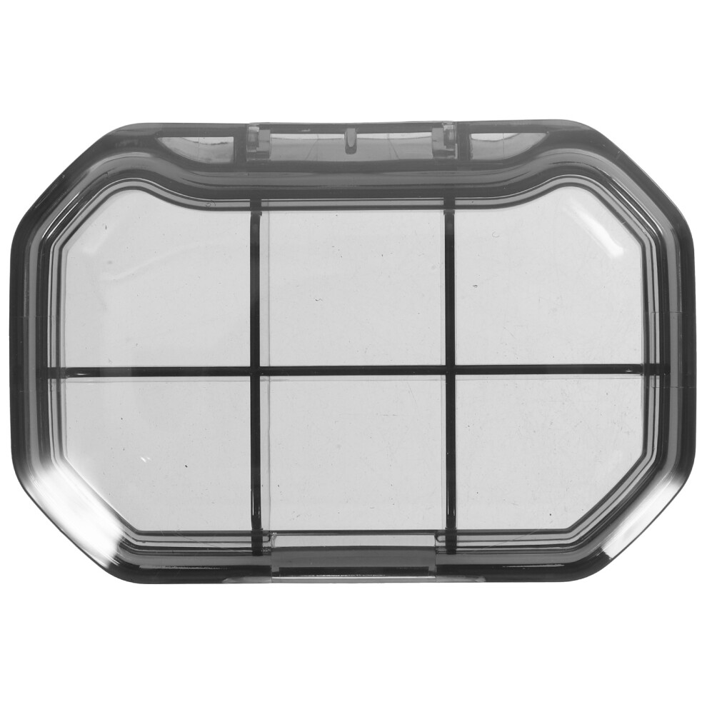 Totority Grey 2Pcs Portable Ps Medicine Organizer Weekly Pill Holder For Travel