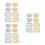 24Pcs Dollhouse Miniature Metal Bread Baskets Assorted Color Storage 10