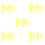 70Pcs Lightweight Plastic Netting Repair Shuttles Yellow for Fishnets 5
