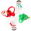 16Pcs Reusable Tips Covers Christmas Caps for Home Use 1