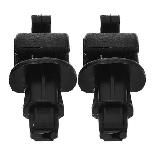 8Pcs Durable PP Sun Visor Replacement Clips Black Anti-Slip Car Kit 1