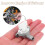 White Metal Valve Switch for Motorcycle Fuel Use 10