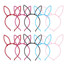 20Pcs Cute Plush Rabbit Ear Hairband Durable Kids Hair Accessory