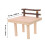 2Pcs Assorted Color Wooden Hamster Plaything Platform for Pet Cage 10