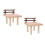 2Pcs Assorted Color Wooden Hamster Plaything Platform for Pet Cage 4