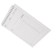 2Pcs Thick Paper Tear Off Planner Notepad White Desk Organiser Pads