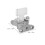 White Metal Valve Switch for Motorcycle Fuel Use 3
