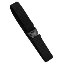 3Pcs Buckle Belt for Outdoor Game Use Black with Quick-Release Buckle