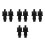 8Pcs Durable PP Sun Visor Replacement Clips Black Anti-Slip Car Kit 4