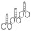 12Pcs Zinc Alloy Nutcracker Tool for Home Use Silver Nut Opener Pliers 2