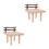 2Pcs Assorted Color Wooden Hamster Plaything Platform for Pet Cage 8