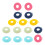 60Pcs Assorted Cable Wraps for Cable Line Protection and Tidy Desk 8