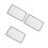 3Pcs Foldable White Projector Screen Portable Indoor Outdoor Use 4