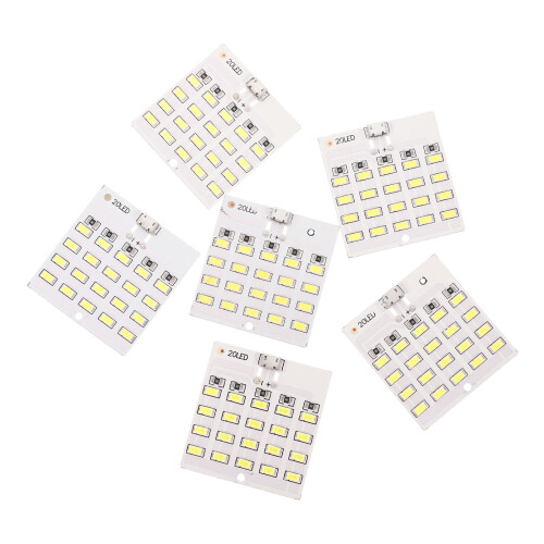 30Pcs Easy Install Car LED Interior Lights Panel Multi-Functional 1