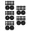 100Pcs Black Reusable Garden Mat Non-Woven Root Protection Fabric 9
