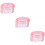 3Pcs Small Pink Pc Retainer Storage Case Portable Denture Box 10