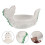 4Pcs White Ceramic Sauce Bowls Multi-Use Seasoning Tray for Kitchen 9