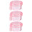 3Pcs Small Pink Pc Retainer Storage Case Portable Denture Box 9