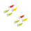 8Pcs Flexible Silicone Kitchen Scrapers for Home, Cafe, Restaurant Use 8