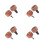 8Pcs Creative Pattern Wooden Car Air Freshener Vent Clips Diffuser 7