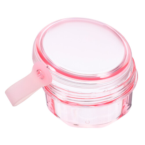 3Pcs Small Pink Pc Retainer Storage Case Portable Denture Box 2