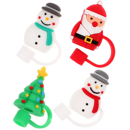 16Pcs Reusable Tips Covers Christmas Caps for Home Use 2