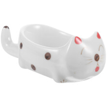 4Pcs White Ceramic Mini Dishes for Condiments and Seasoning Storage
