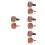 8Pcs Creative Pattern Wooden Car Air Freshener Vent Clips Diffuser 9