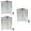 3Pcs Paper Pop-Up Christmas Tree Greeting for 9