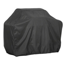 2Pcs Black Bbq Grill Cover Waterproof with Storage Bag for Outdoor Use