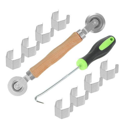 4Sets Screen Repair Tools Kit Assorted Color Roller Hook 1